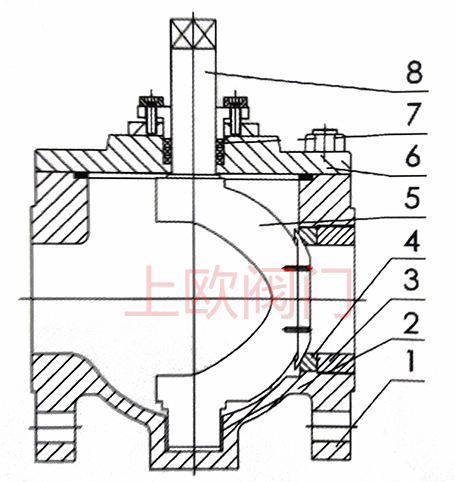 流道檢修閥結構圖.png 流道檢修閥結構圖.png